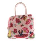 フェイラー FEILER チャコット ハイジキトリ 手付き巾着 ポーチ ハンドバッグ ピンク /SR レディース