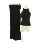 en-ENEU ламе ребра вязаный выставить cut and sewn легкий брюки F черный /CX #OS #SH женский 