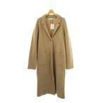 ザラ ZARA ニットコート チェスターコート S ベージュ /ES ■OS レディース
