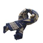 エルメス HERMES カレジェアン Fantaisied Etriers 鐙の幻想 ストール 紺 ネイビー 茶 ブラウン /AQ ■OS ■OH レディース