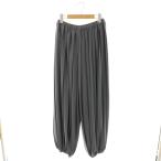 emf.rudoENFOLD 25SS PLEATS TROUSERS брюки бегун плиссировать 36 серый /AT #OS женский 