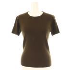 ショッピングミューズ ミューズ ドゥーズィエム クラス MUSE de Deuxieme Classe Diner B リブニットT トップス カットソー 半袖 ブラウン /HK ■OS レディース