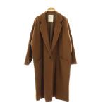 Lisiere L'Appartement Rige .-rua Pal tomonVOLUME COAT пальто кашемир . Brown /DO #OS женский 