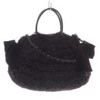 アンテプリマ ANTEPRIMA ベロアリボン 2WAY ワイヤーバッグ ショルダーバッグ ハンドバッグ ボルドー /SR レディース