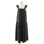 ネイ NEI タイプライターコンビネゾン サロペット ワイドパンツ チャコールグレー /DF ■OS レディース