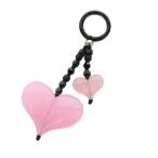  -тактный кольцо tingString Ting BIG LOVE сумка очарование брелок для ключа Heart type розовый чёрный /MI #OS #SH женский 