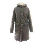  Macintosh MACKINTOSH Scotland стеганое пальто внешний капот обратная сторона боа 36 серый /DF #OS женский 