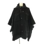  Zucca zucca пончо пальто черный /ES #OS женский 