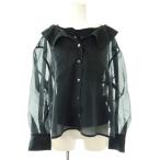 スナイデル SNIDEL 25SS Sustainaシアーシャツニットセット 長袖 F 紺 ネイビー /AT ■OS レディース
