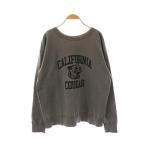 ショッピングミク ミクスタ MIXTA ヴィンテージ加工 スウェット プルオーバー 長袖 M グレー /HK ■OS レディース