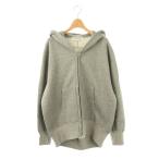 アメリカーナ AMERICANA アパルトモン別注 WIDE FULLZIP HOODIE パーカー ジップアップ グレー /DO ■OS レディース