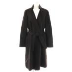 ダブルビー Wb カシミヤ ロングコート チェスター 38 黒 ブラック /AT ■OS レディース