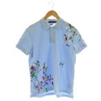  Polo Ralph Lauren POLO RALPH LAUREN краска рубашка-поло с коротким рукавом Classic Fit S голубой /DF #OS мужской 