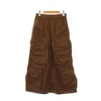ショッピングdiesel ディーゼル DIESEL O-Nita Skirt カーゴロングスカート 36 ブラウン /DO ■OS レディース