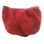 アニエスベー ボヤージュ Agnes b. VOYAGE エナメルロゴ ショルダーバッグ 赤 レッド 紺 ネイビー /SR レディース