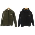 ザノースフェイス THE NORTH FACE Reversible Anytime Insulated Hoodie ジャケット 中綿 リバーシブル L カーキ 黒 ブラック
