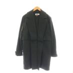 ショッピングマルジェラ エムエムシックス メゾンマルジェラ MM6 Maison Margiela ウールコート  チェスターコート アウター 40 チャコールグレー ジップアップ 32A