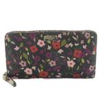 ショッピングケイトスペード ケイトスペード KATE SPADE フローラル柄ジップアラウンドウォレット 長財布 ブラック /YO13 レディース