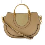 クロエ CHLOE ピクシー Pixie 2WAYバッグ ハンド ショルダー レザー ベージュ /SS ■OS レディース