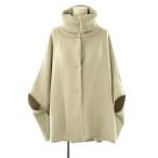 sowamemSOI-MeMEspa-b eko вязаный пончо жакет шерсть светло-серый ju/NR #OS женский 