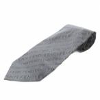 フェンディ FENDI ネクタイ ロゴ 総柄 グレー /YO29 ■OH