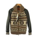 ショッピングカウチン アイ ジュンヤワタナベマン コムデギャルソン ジュンヤマン ×Kanata AD2017 カスタマイズ カウチンニットジャケット ブルゾン