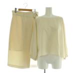  -тактный laStola.do Ла Манш блуза × LAP способ юбка выставить 38 слоновая кость /MY #OS женский 