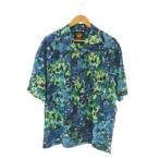 メゾンスペシャル MAISON SPECIAL LIMITED EDITIONORIGINAL GRAPHIC Prime-Over Open Collar シャツ 半袖 総柄 1 ネイビー
