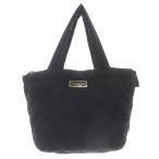 ショッピングmarc マークジェイコブス MARC JACOBS キルティングバッグ トートバッグ ロゴ 黒 ブラック /SR レディース