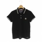 ショッピングmoncler モンクレール MONCLER MAGLIA POLO ポロシャツ S ブラック ホワイト /DO ■OS ■SH レディース