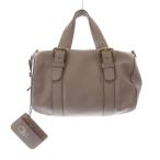 クロエ CHLOE SAMサムミニボストンバッグ ハンドバッグ レザー ピンクベージュ /SR ■OH レディース