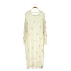 ショッピングベア ジェラートピケ gelato pique おやすみベア柄ドレス ワンピース ルームウェア ONE オフホワイト /MY ■OS レディース