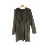  slow b Iena SLOBE IENA искусственный мутон капот пальто 38 угольно-серый /DO #OS женский 