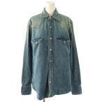 マディソンブルー MADISONBLUE 24AW WESTERN SHIRTS デニムシャツ M ブルー /CX ■OS ■SH レディース
