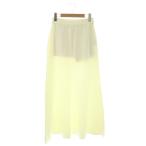 ミューズ ドゥーズィエム クラス MUSE de Deuxieme Classe Premio FLARE スカート ロング フレア 36 オフホワイト /NR ■OS レディース