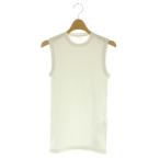 ミューズ ドゥーズィエム クラス MUSE de Deuxieme Classe 25SS dignity sleeveless プルオーバー ノースリーブカットソー リブ ホワイト