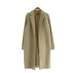 ショッピングzara ザラ ZARA ラペルカラーコート ロング USA XL ベージュ /MY ■OS レディース