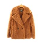 ショッピングugg アグ UGG 1144454 Gertrude Short Teddy Coat コート ショート アウター ボア XS ベージュ /NR ■OS ■SH レディース