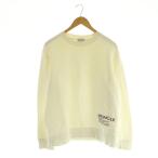 ショッピングmoncler モンクレール MONCLER MAGLIA GIROCOLLO ロゴプリントスウェット スウェットシャツ カットソー M アイボリー G20938G0024 809LC /MI ■OS