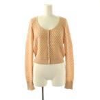 クロエ CHLOE 25FW レースニットカーディガン 長袖 S ベージュ /HK ■OS レディース