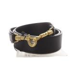 ショッピングセリーヌ 未使用品 セリーヌ CELINE ロング ストラップ スムースカーフスキン ブラック /YO31 ■OH レディース