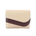 ショッピングchloe クロエ CHLOE KIKI スモールトリフォールドウォレット 財布 二つ折り 小銭入れ ピンクベージュ ワインレッド /RI ■OS レディース