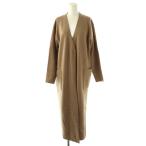 ショッピングロングカーディガン マックスマーラ MAX MARA 24AW GESTRO ニットコート カーディガン ロング S ベージュ /HK ■OS レディース