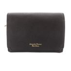 ショッピングサマンサタバサ サマンサタバサプチチョイス Samantha Thavasa Petit Choice インサイドバイカラー 二つ折り財布 ロゴ 黒 ブラック /SR レディース