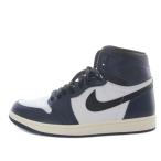 未使用品 NIKE Air Jordan 1 Retro High OG Midnight Navy エアジョーダン1 レトロ ハイ OG ミッドナイトネイビー スニーカー US12 DZ5485-