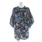 ショッピングツモリチサト ツモリチサトドレス TSUMORI CHISATO DRESS ニット ウール 2 黒 ブラック 総柄 半袖 パフスリーブ /AB ■OS レディース