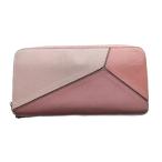 ショッピングロエベ ロエベ LOEWE パズル ジップアラウンドウォレット 長財布 ランドファスナー ピンク /SS ■OS レディース