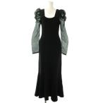 ショッピングニットワンピ フレイアイディー FRAY I.D オーガンスリーブマーメイドニットワンピ ワンピース ロング 長袖 1 ブラック /HK ■OS レディース