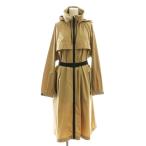 ショッピングバーバリー バーバリー BURBERRY 近年モデル ナイロン コート ロングジャケット UK8 ベージュ /DF ■OS レディース