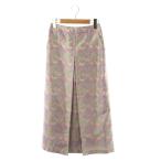 ヴィヴィアンタム VIVIENNE TAM ゴブランタックナロースカート セミタイト 38 ピンク マルチカラー /ES ■OS レディース